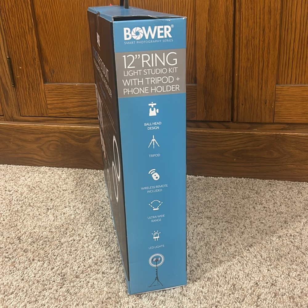 Bower 12” Ring Light Studio Kit - Picture 3 of 4